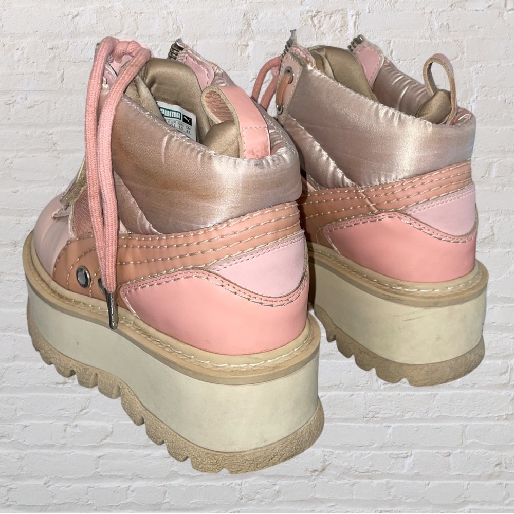 PUMA FENTY baby pink platform boots - Picture 4 of 10